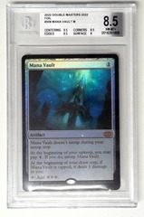 V1668: 2022: Mana Vault: Foil: 308/331: Double Masters: Beckett: 8.5: NM-MT+: 0016351805